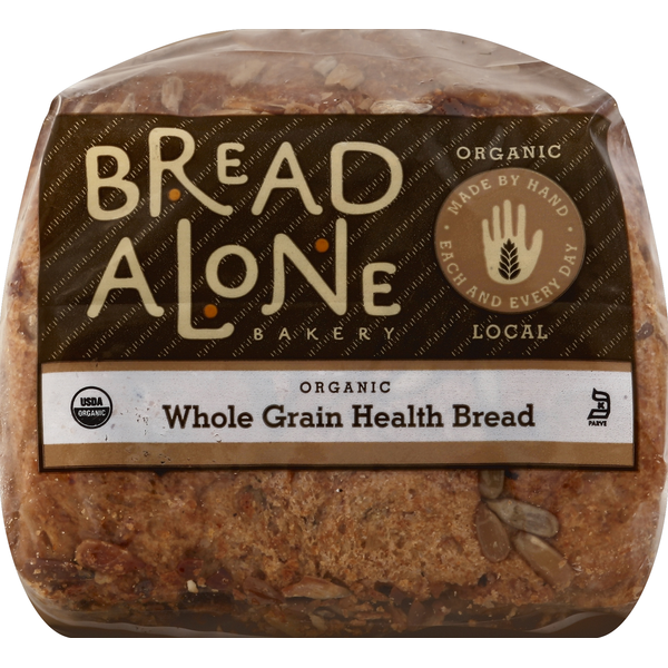 Bread Bread Alone Bread, Organic, Whole Grain Health hero