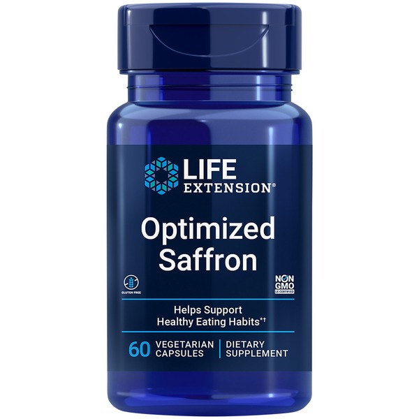 Herbs O-S Life Extension Optimized Saffron, Vegetarian Capsules hero