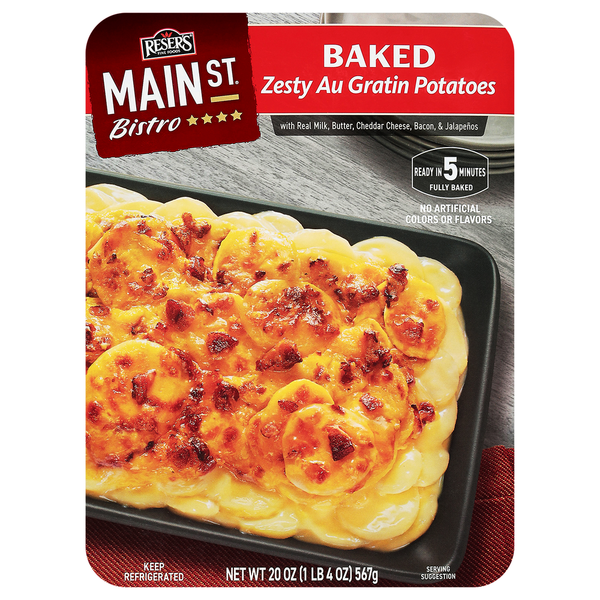 Instant Foods Reser’s Main St Bistro Zesty Au Gratin Potatoes, Baked hero