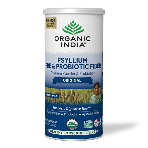 Vitamins & Supplements ORGANIC INDIA Psyllium Pre & Probiotic Fiber Original hero