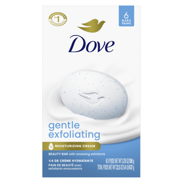 Body Lotions & Soap Dove Beauty Bar Gentle Exfoliating With Mild Cleanser hero