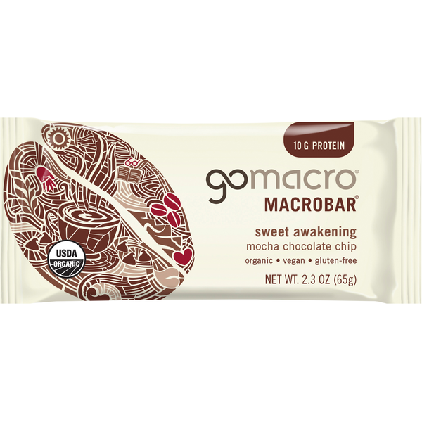 Energy & Granola Bars GoMacro MacroBar, Mocha Chocolate Chip hero