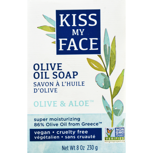 Body Lotions & Soap Kiss My Face Olive Oil Soap, Olive & Aloe hero