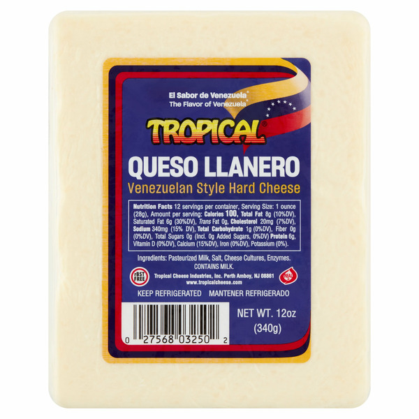 Yogurt Tropical Queso Llanero Venezuelan Style Hard Cheese hero