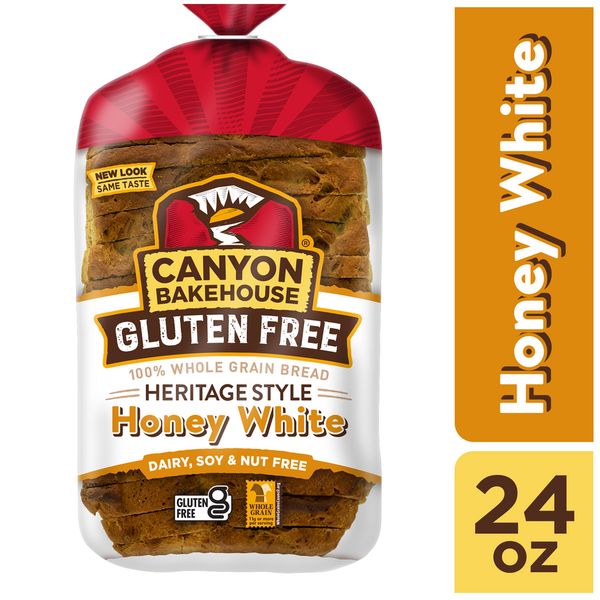 Frozen Breads & Doughs Canyon Bakehouse Heritage Style Honey White Gluten Free Bread hero