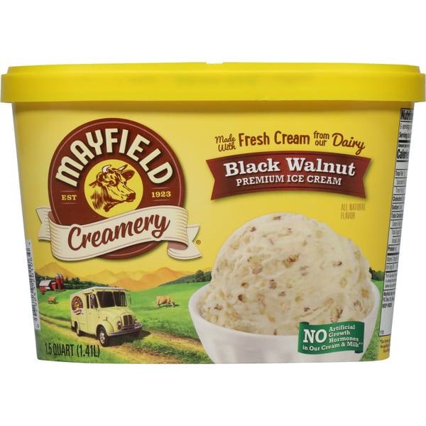 Mayfield Dairy Farms Black Walnut Ice Cream hero