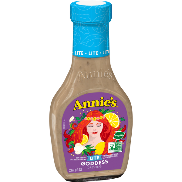 Salad Dressing & Toppings Annie's Vegan Lite Goddess Salad Dressing hero