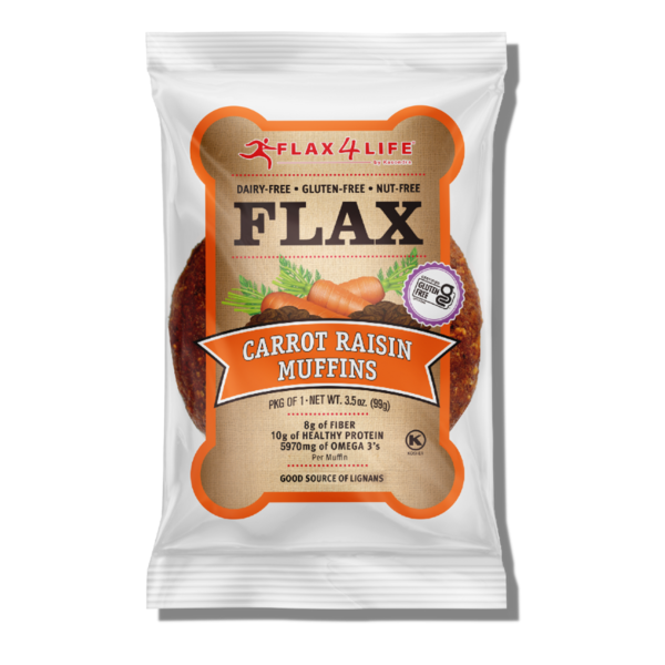 Frozen Breakfast Flax4Life Grab n' Go Carrot Raisin Muffin hero