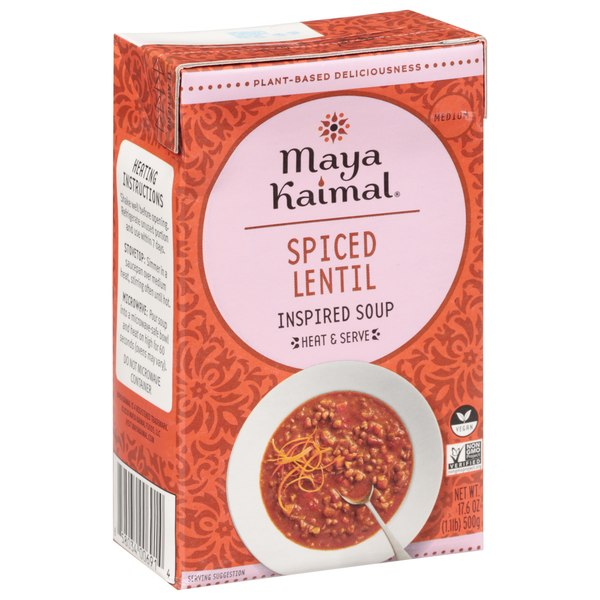 Soup, Broth & Bouillon Maya Kaimal Soup, Medium, Spiced Lentil hero