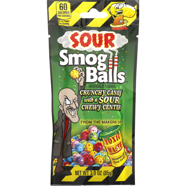 Candy & Chocolate Toxic Waste Smog Balls, Sour hero