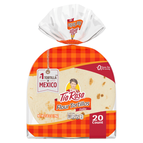 Tortillas & Flat Bread Tia Rosa 20  count, Tortillas hero