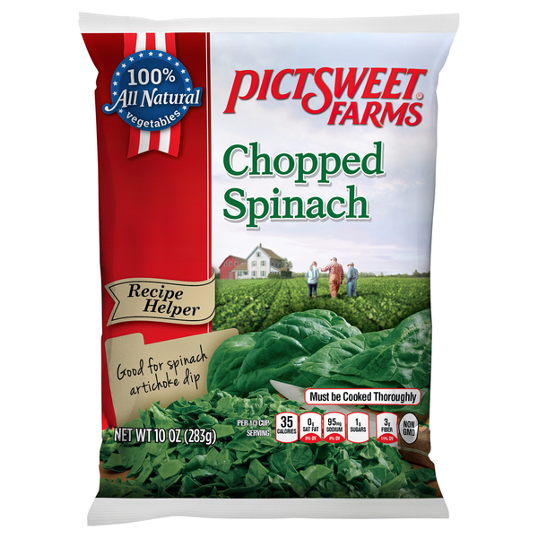 Frozen Vegetables Pictsweet Farms Spinach, Chopped hero