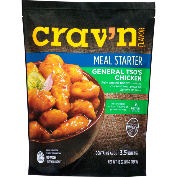 Crav'n Flavor Meal Starter, General Tso's Chicken hero