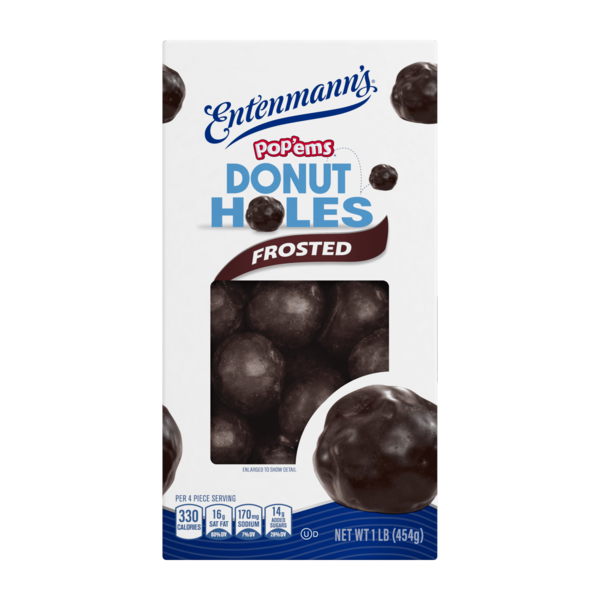 Cookies & Cakes Entenmann's Pop'ems, Frosted Donut Holes hero