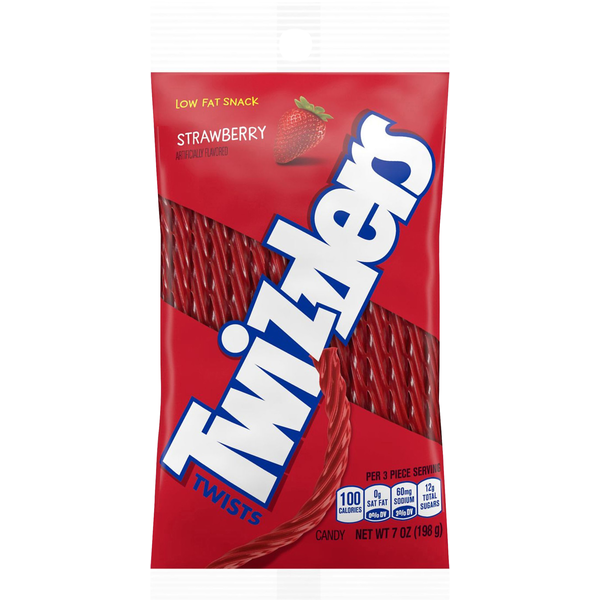 Candy & Chocolate Twizzlers Strawberry Flavored Licorice Style Candy hero