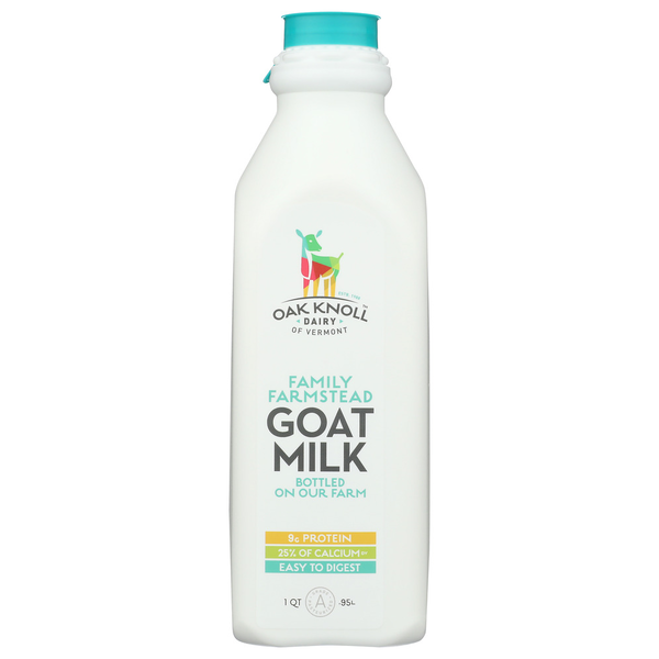 Milk Oak Knoll Dairy Goat Milk Plain Quart hero