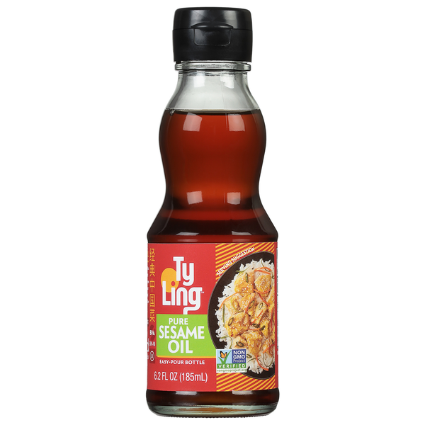 Salad Dressing, Oils & Vinegars Ty Ling Sesame Oil, Pure hero