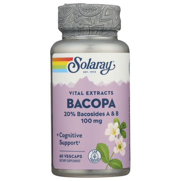 Vitamins & Supplements Solaray Bacopa Leaf Extra hero