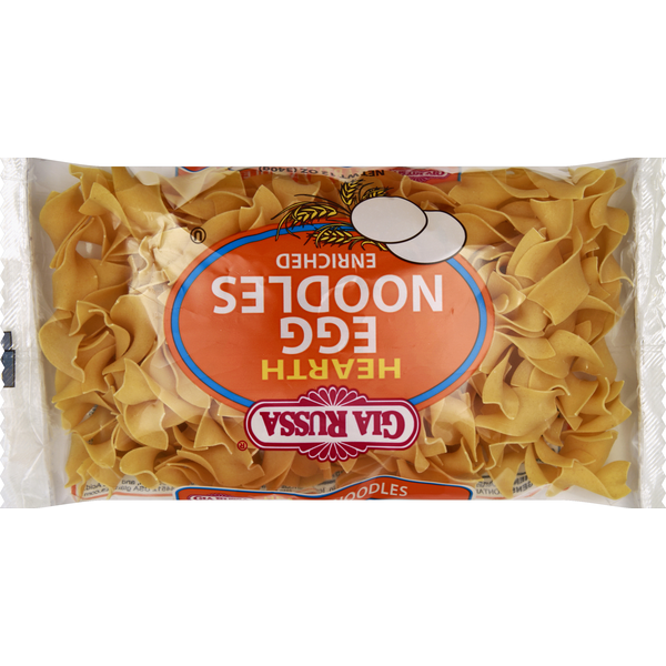 Dry Pasta GIA Noodles, Enriched, Egg, Hearth hero