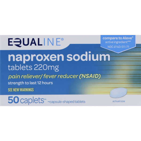 Muscles, Joints & Pain Relief Equaline Pain Reliever/Fever Reducer (NSAID), 220 mg, Caplets hero