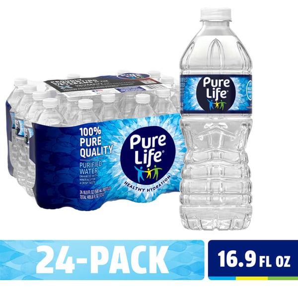 Water, Seltzer & Sparkling Water Pure life Purified Water hero