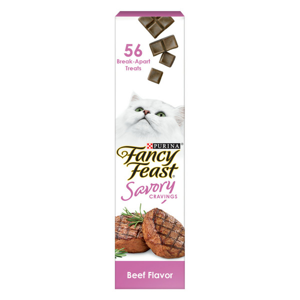 Cat Food & Care Purina Fancy Feast Limited Ingredient Cat Treats, Savory Cravings Beef Flavor hero