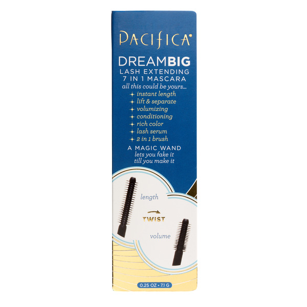 Beauty Care Pacifica Dream Big Lash Extending 7 in 1 Mascara, Coconut, Black, Vegan hero