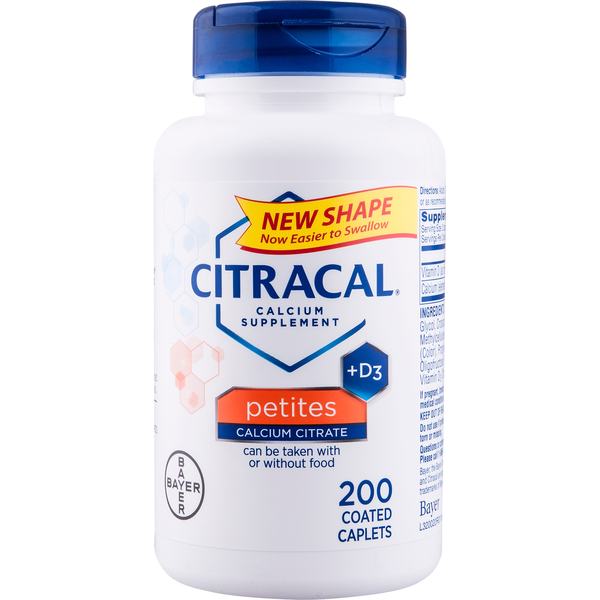 Vitamins & Supplements Citracal Petites Calcium Citrate With Vitamin D3 Caplets hero