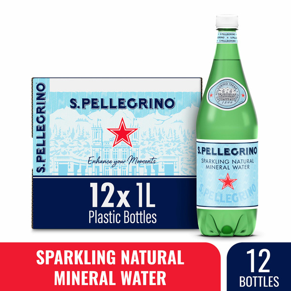 Water, Seltzer & Sparkling Water San Pellegrino Sparkling Natural Mineral Water hero