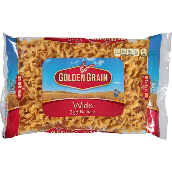 Dry Pasta Golden Grain Egg Noodles, Wide hero