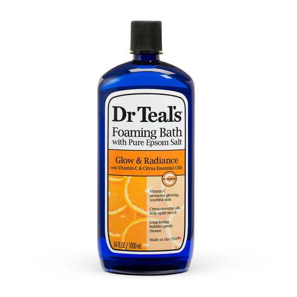 Body Lotions & Soap Dr Teal’s Foaming Bath with Pure Epsom Salt, Vitamin C & Citrus Oils hero