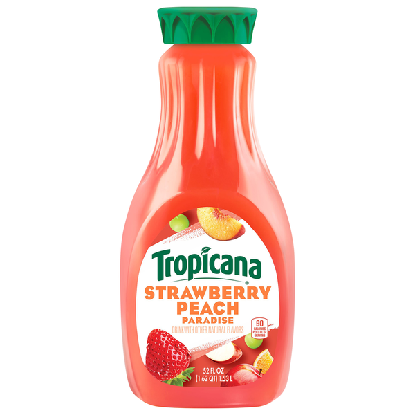 Juice & Nectars Tropicana Drink, Strawberry Peach Paradise hero