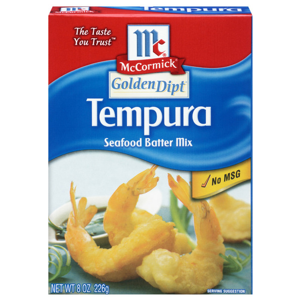 Asian Foods McCormick® Golden Dipt® Tempura Seafood Batter Mix hero