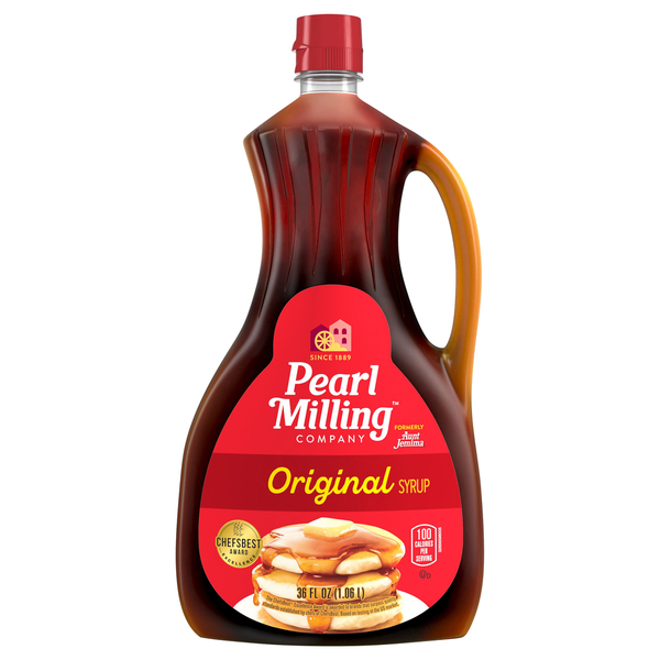 Pancake/Waffel Mixes and Syrup Pearl Milling Company Syrup, Original hero