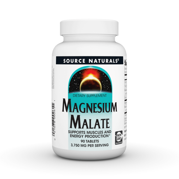 Vitamins & Minerals Source Naturals Magnesium Malate Tablet hero