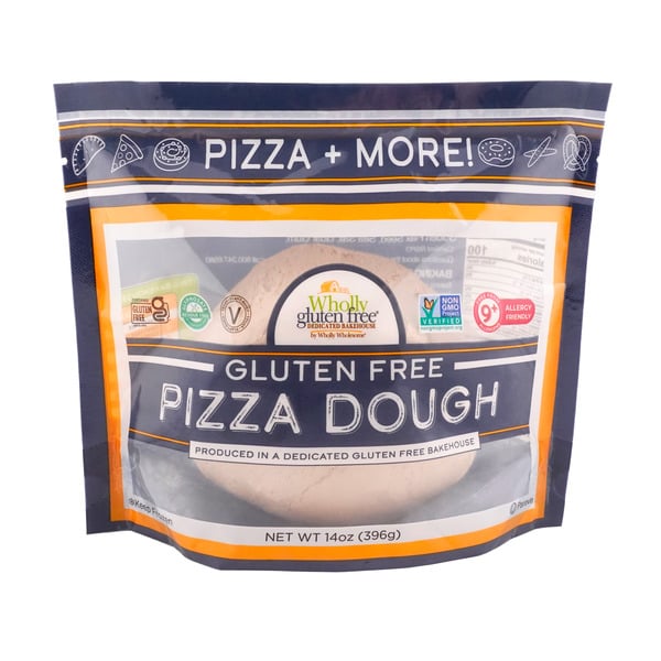 Frozen Breads & Doughs Wholly Gluten Free Gluten Free, Vegan Pizza Dough hero