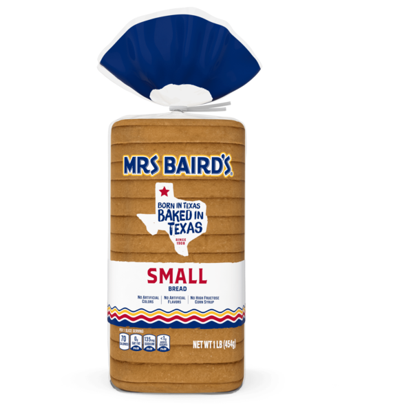 Bread Mrs. Baird's Small, White Bread hero