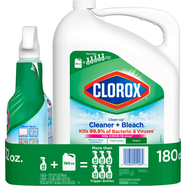 Cleaning Products Clorox Clean-Up All Purpose Cleaner, Original, Spray + Refill hero