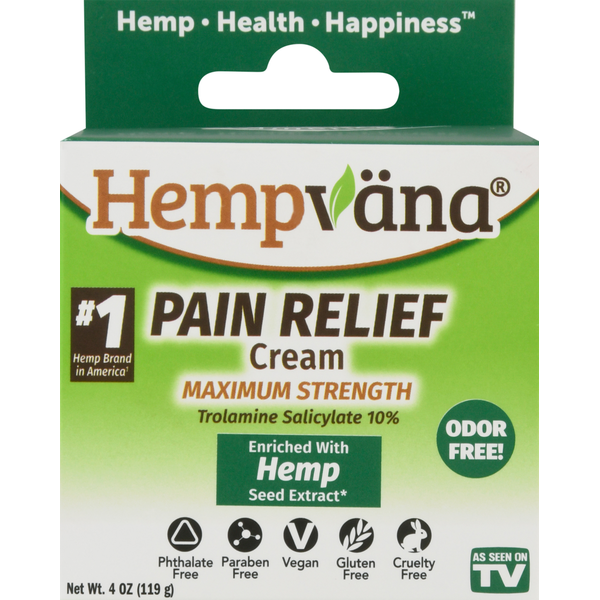 As Seen on TV Hempvana Pain Relief Cream, Maximum Strength hero