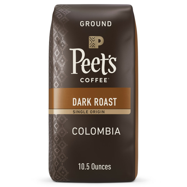 Coffee Peet's Coffee Single Origin Colombia, Dark Roast Ground Coffee, Bag hero