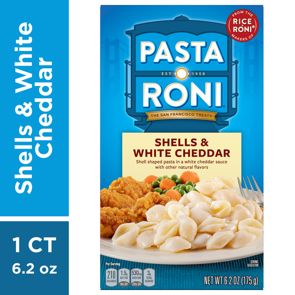 Instant Foods Pasta Roni Shells & White Cheddar hero