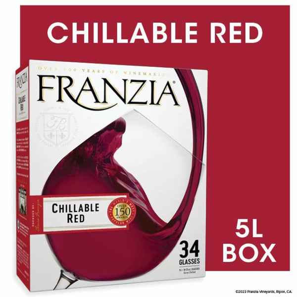 Boxed & Packaged Wine Franzia Chillable Red Red Wine hero