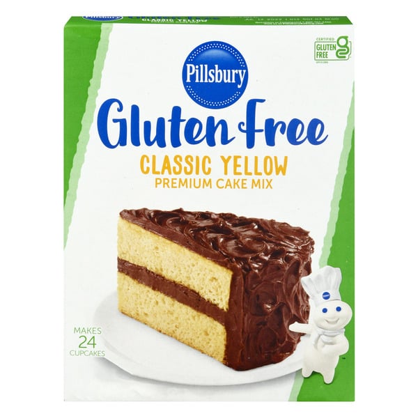 Doughs, Gelatins & Bake Mixes Pillsbury Gluten Free Classic Yellow Premium Cake Mix hero