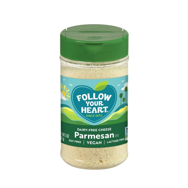 Refrigerated Follow Your Heart Dairy-Free Parmesan Grated hero