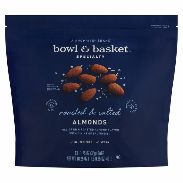 Bulk Nuts & Seeds Bowl & Basket Specialty Roasted & Salted Almonds hero