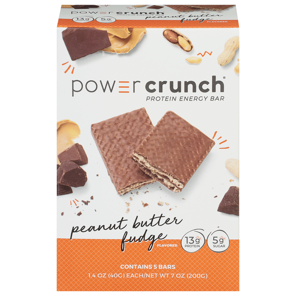 Energy & Granola Bars Power Crunch Protein Energy Bar, Peanut Butter Fudge Flavored hero