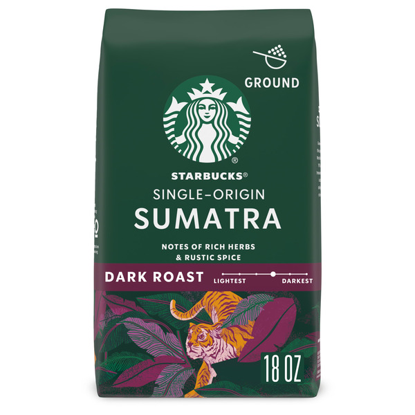 Coffee Starbucks Sumatra Dark Roast Ground Coffee hero