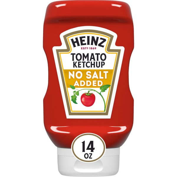 Condiments Heinz Tomato Ketchup with No Salt Added hero