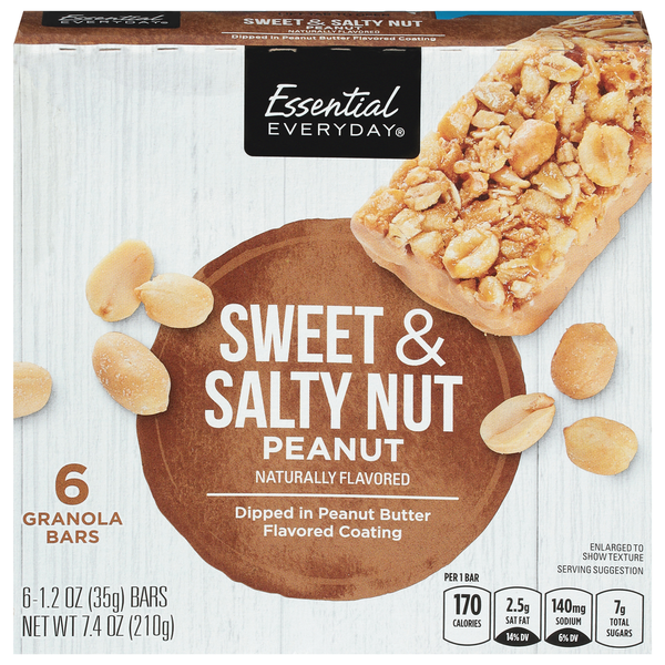 Energy & Granola Bars Essential Everyday Granola Bars, Sweet & Salty Nut Peanut hero