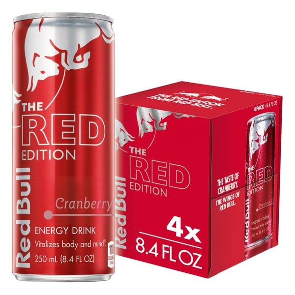 Energy & Sports Drinks Red Bull Energy Drink, Cranberry hero